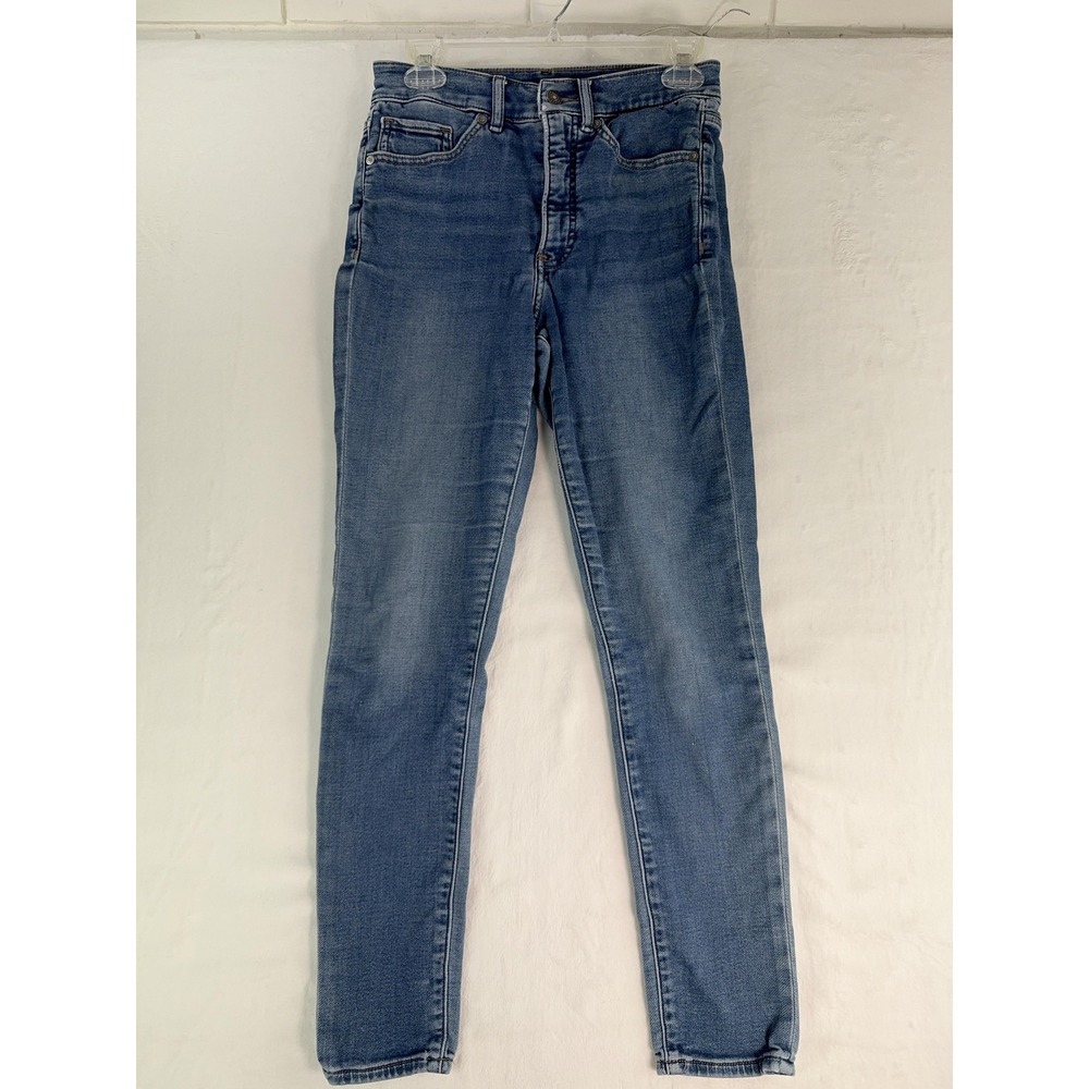 Old Navy Skinny‎ High Rise Jeans Womens 4 Blue Medium Wash Slim Denim 27x30.5